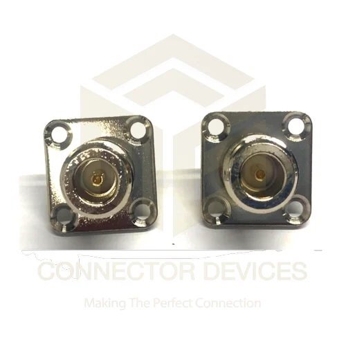 N Female Panel Mounting Connectors 4 Hole