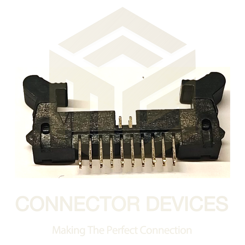 Frc Connector Lock Type 2mm - Brass Alloy Pins, 10 To 64 Poles, Black Plastic Insulation, -40â°c To 105â°c Operating Temperature, Pcb Mounted, Rectangular Shape