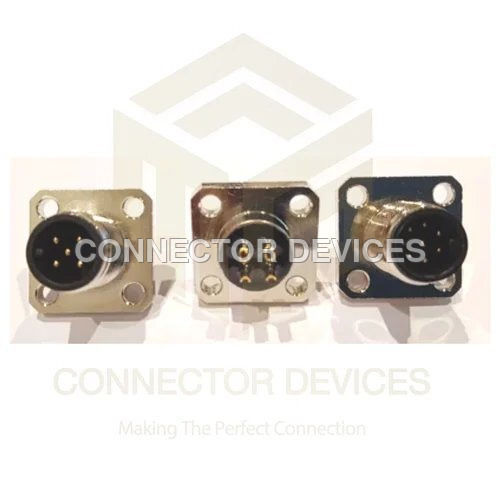 M12 SENSOR CONNECTORS FLANGE TYPE