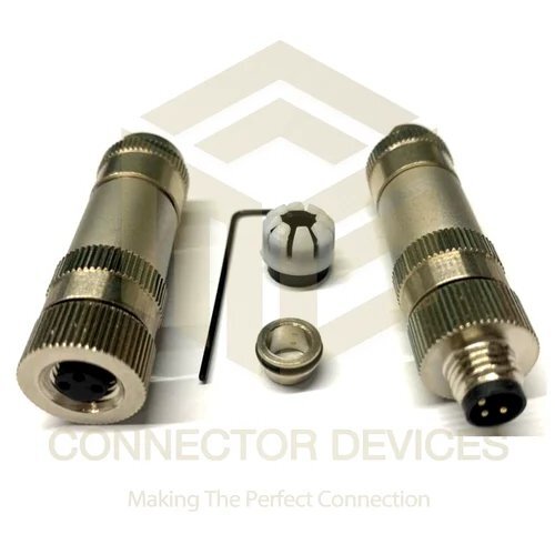M8 Cable Connector Metal Body