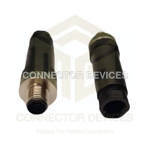 M12 SENSOR CONNECTOR MALE 12 PIN