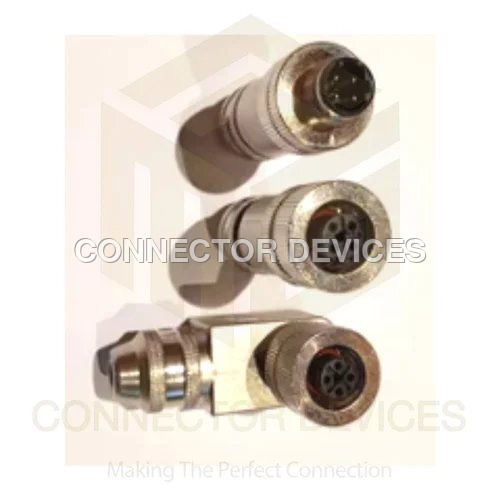 M12 SENSOR CONNECTORS D CODED FULL METAL