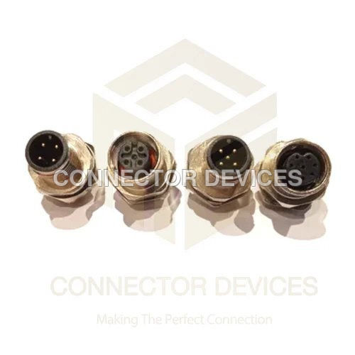 M12 SENSOR CONNECTORS BULKHEAD