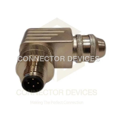 Sensor Connector M12 Full Metal - Number Of Conductor: 4