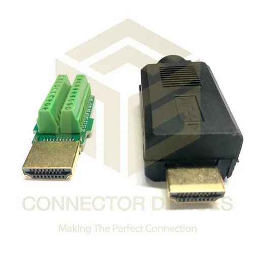 HDMI Solderless Male Connector