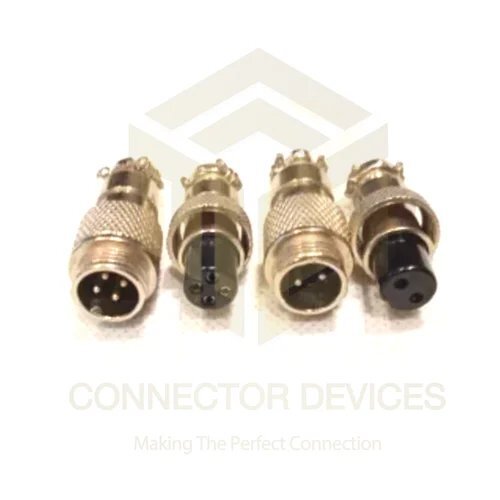 Metal Round Connector 12mm Cable Type