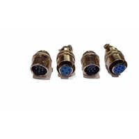 Circular Push Pull Connectors Xs 16mm - 2 To 10 Pin, 7 Amp Rating, 125 Volt, Silver Color, -20â°c To +80â°c Operating Temp | Industrial Electric Power Supply