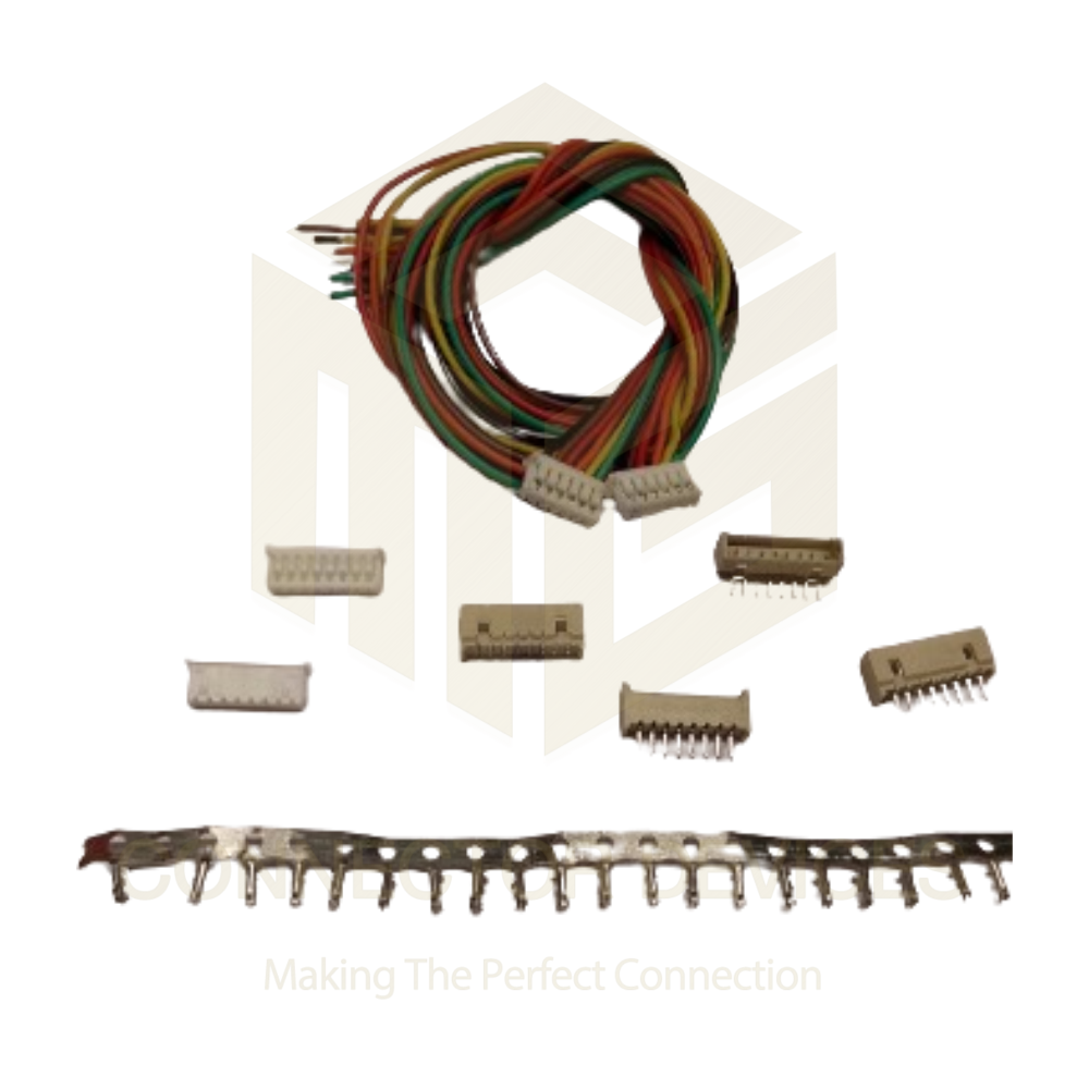Rmc Connector 1.27mm Pitch - Plastic & Metal, 125v 1a Voltage Rating, Compact Rectangular Design , Multicolor Wire Compatibility, Surface Mount Or Through-hole