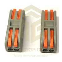 Pct Wire Connector - Pac, Standard Size, Grey | Industrial Application, 32 Amp Current Rating, 400v Voltage, 28 Awg To 12 Awg Wire Range
