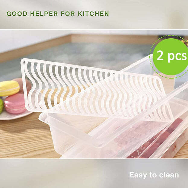 FOOD STORAGE CONTAINER WITH REMOVABLE DRAIN PLATE