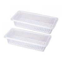 FOOD STORAGE CONTAINER WITH REMOVABLE DRAIN PLATE