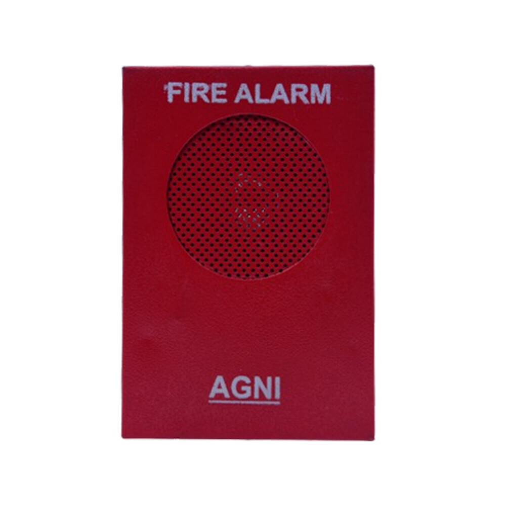 Fire Safety Alarm - Color: Red