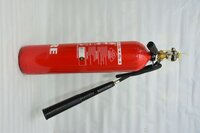 Red Co2 Cylinder Fire Extinguisher