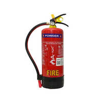 Abc Dry Chemical Powder Fire Extinguisher - Metal, 6kg, Red Color | Iso, Isi, Bis, Ce Certified, Industrial Use, 4 Meter Jet Range
