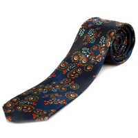 Mens Designer Printed Necktie - Polyester 7x160 Cm, Multicolor Party Wear For Men