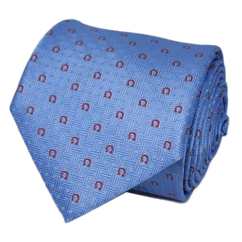 Mens Jacquard  Tie - Color: Blue