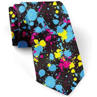 Mens Printed Silk Tie