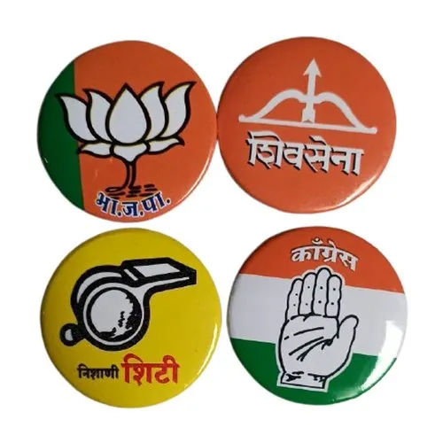 Multicolor Round Election Badges