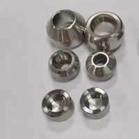 Stainless Steel Weldolet - Asme/ansi B16.9, Polished Silver, Round Conical Shape, Stainless Steel Grades 304/316, Welded Connection For Industrial Applications