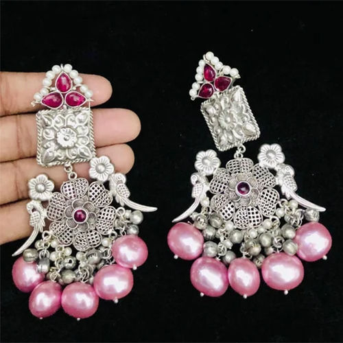 Premium Quality Silver Polish Earring