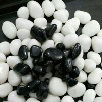 polished white quartz pebble stones for decoration purpose