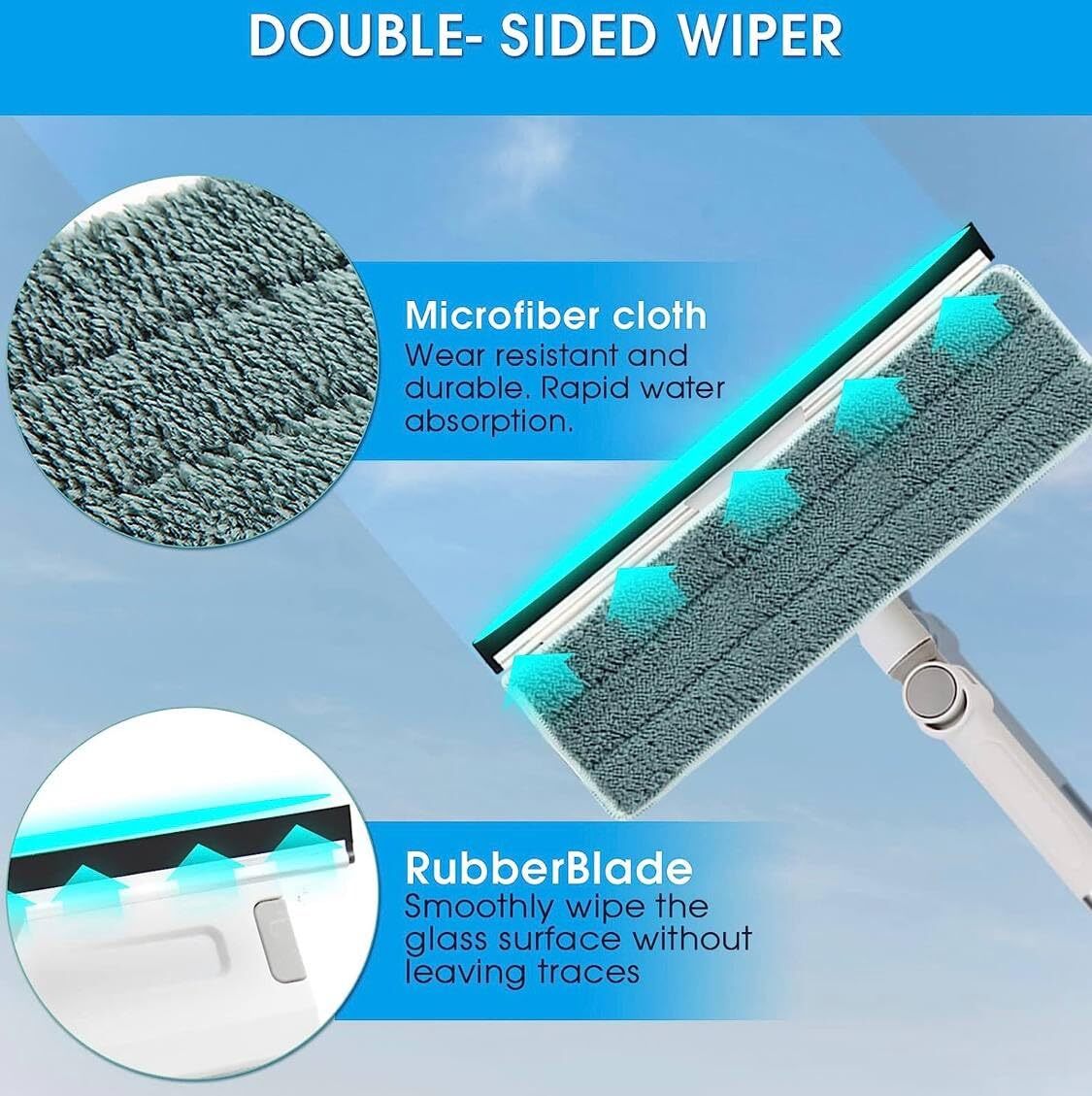 ADJUSTABLE WIPER MOP