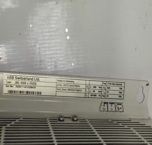 ABB UNS 4908 A V5006 UNITROL POWER CONVERTER