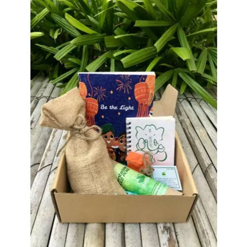 Multicolor Diwali Brown Box Hamper