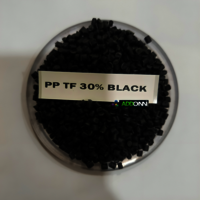 PP TF 30% Black Plastic Pellets Polypropylene Polymer