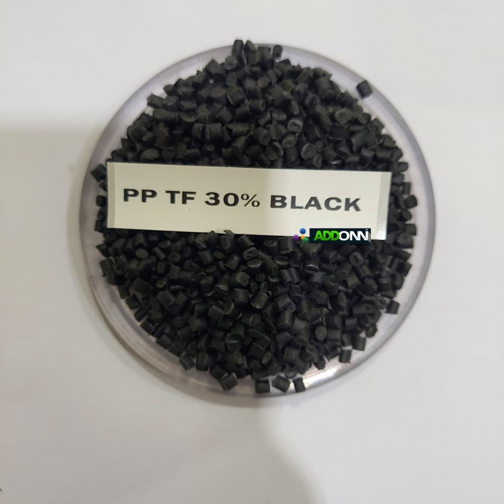 PP TF 30% Black Plastic Pellets Polypropylene Polymer
