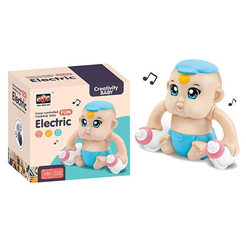 Electric Voice Controlled Tumbling Baby Toy