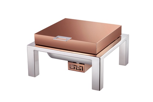 7 Ltrs Straight line square Chafing Dish