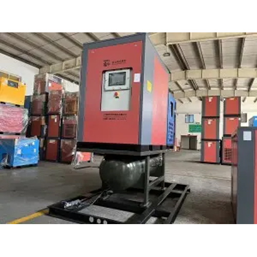 4 in 1 Silent Proof Energy Saving Screw Air Compressor - Durable Metal, Various Sizes, Black and Red | Industrial Use, Energy Efficient, Powerful Performance, Warranty Included