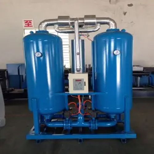 Blue Micro Heat Regeneration Desiccant Compressed Air Dryer For Compressed