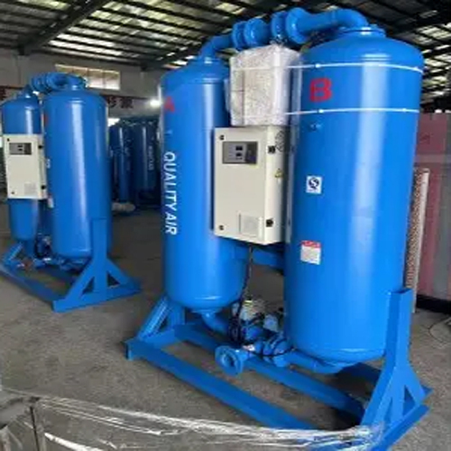 Heatless Regenerative Adsorption Compressed Air Dryer - 0.6m3 to 60m3 Capacity , Blue Color Design, Durable Industrial Efficiency, Warranty Included