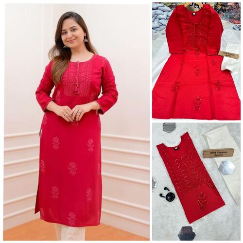 Rayon Cotton Kurti