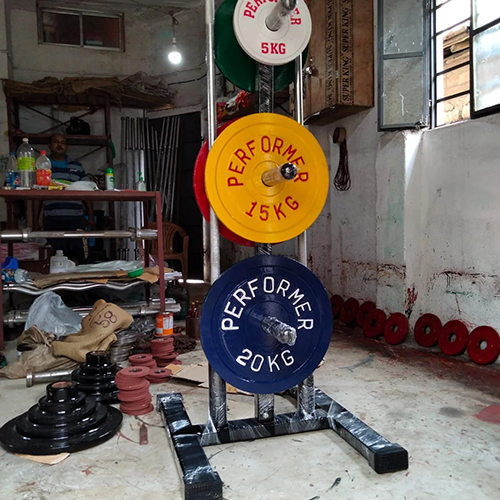 Plate Rack - Commercial Grade, Manual Operation | Limited Warranty Included, Ideal for Gym Equipment