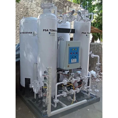 White Psa Oxygen Generator Plant