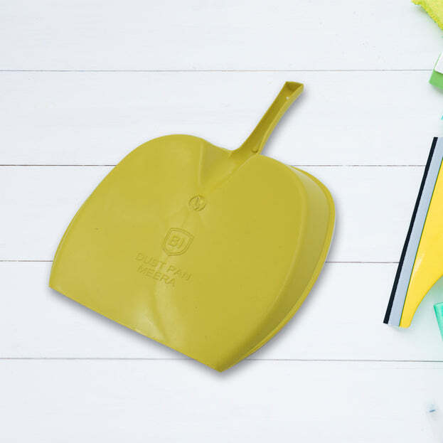 DUSTPAN WITH LONG HANDLE DUST COLLECTION DUST PAN TRAY FOR KITCHEN HOME