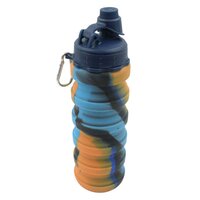 FOLDABLE WATER BOTTLE BPA FREE FDA APPROVED FOOD GRADE SILICONE LEAK PROOF PORTABLE SPORTS TRAVEL WATER BOTTLE