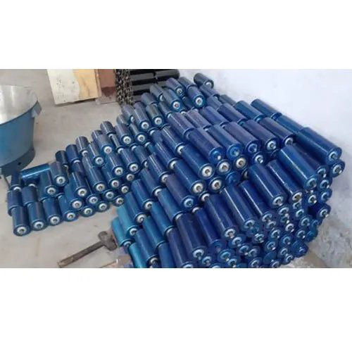 Blue Industrial Conveyor Idller Roller