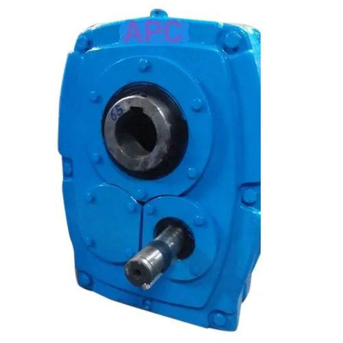 Blue Shaft Mounted Gear Box