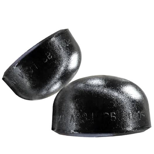 Black Mild Steel Buttweld End Cap