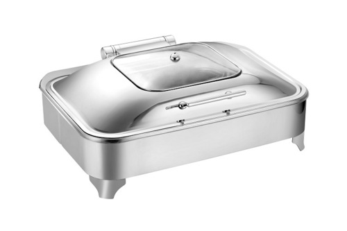 10 ltrs. Rectangle chafing dish with frame stand