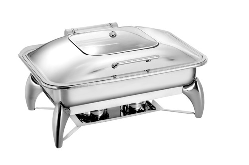 10 ltrs. Rectangle chafing dish with smart leg stand