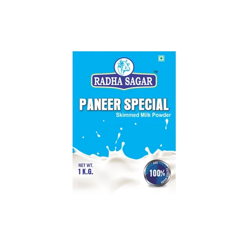 1kg Radha Sagar Paneer Special Milk Powder - Dried Skimmed Milk, Vacuum Pack | Original Flavor, Skimmed Milk Type