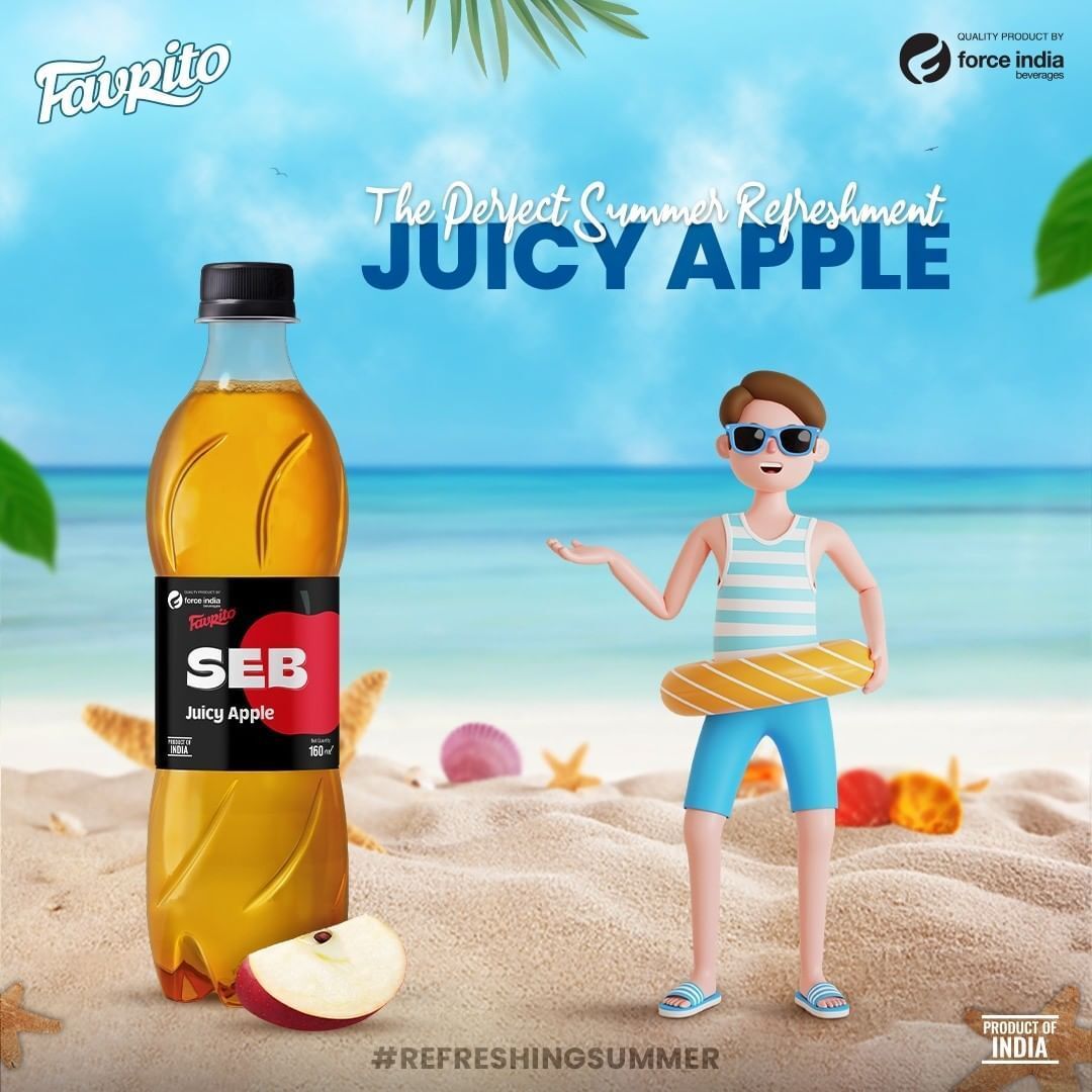 160 ML SEB Natural  Apple Soft Drink