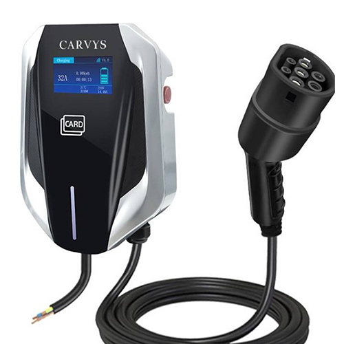 Plastic Ac22K 22Kw Black And Grey White Ev Charger