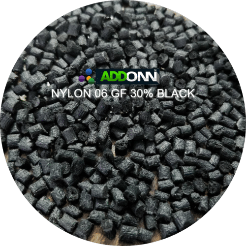 Recycled Nylon 6 glass filled 30% black industrial materials