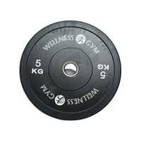 WG ACR 522 RUBBERISED BUMPER PLATE GREE COLORED (5 Kg